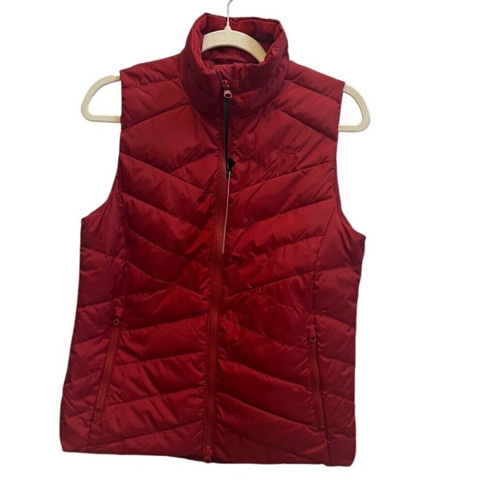 Smartpak Piper Quilted Down Vest Equestrian Full Zip‎ Barn Red NEW Sz Small